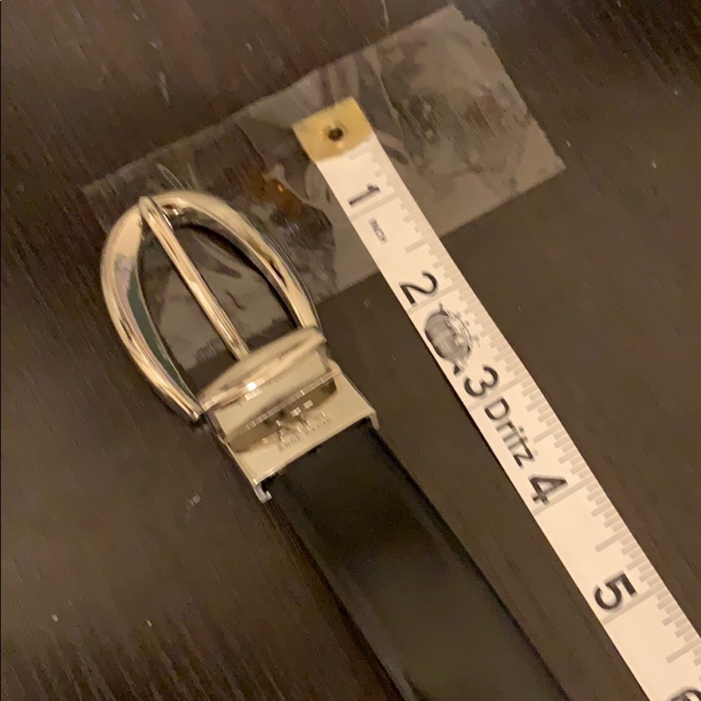 Anne Klein reversible belt. Black/brown